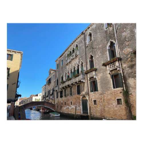 Canal in Venice Italy Photo Print