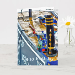 CANAL NARROWBOAT CARD