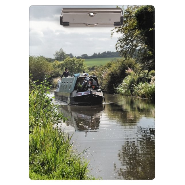 CANAL NARROWBOAT CLIPBOARD (Front)