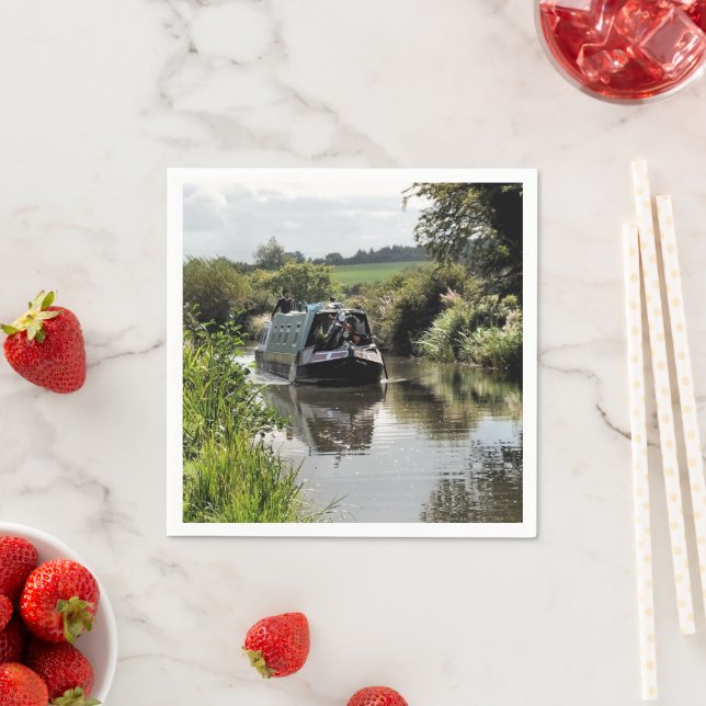 CANAL NARROWBOAT PAPER NAPKINS (Insitu)