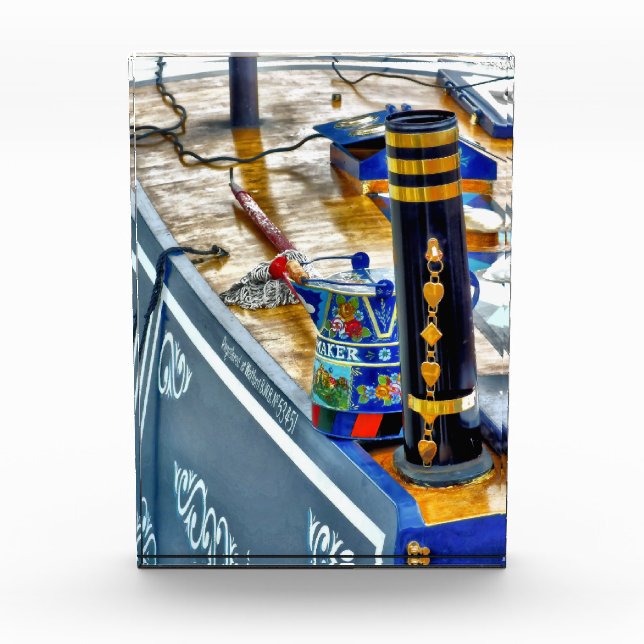 CANAL NARROWBOAT  PHOTO BLOCK (Front)