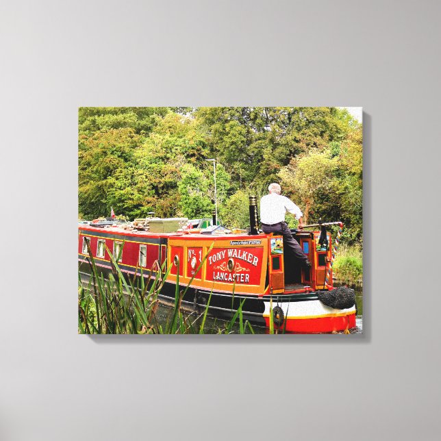 CANAL NARROWBOATS CANVAS PRINT (Front)