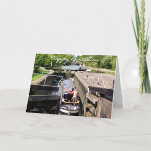 CANAL NARROWBOATS CARD