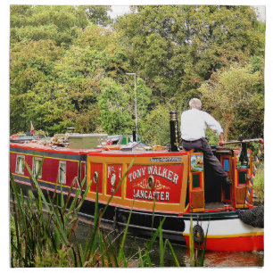 CANAL NARROWBOATS CLOTH NAPKIN