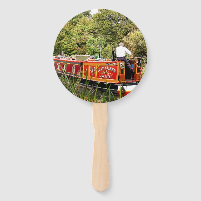 CANAL NARROWBOATS HAND FAN (Front)