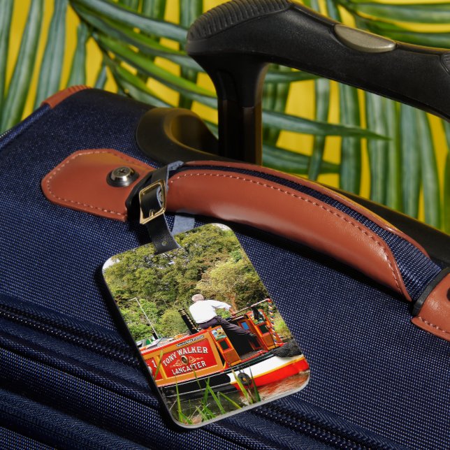 CANAL NARROWBOATS LUGGAGE TAG (Front Insitu 1)
