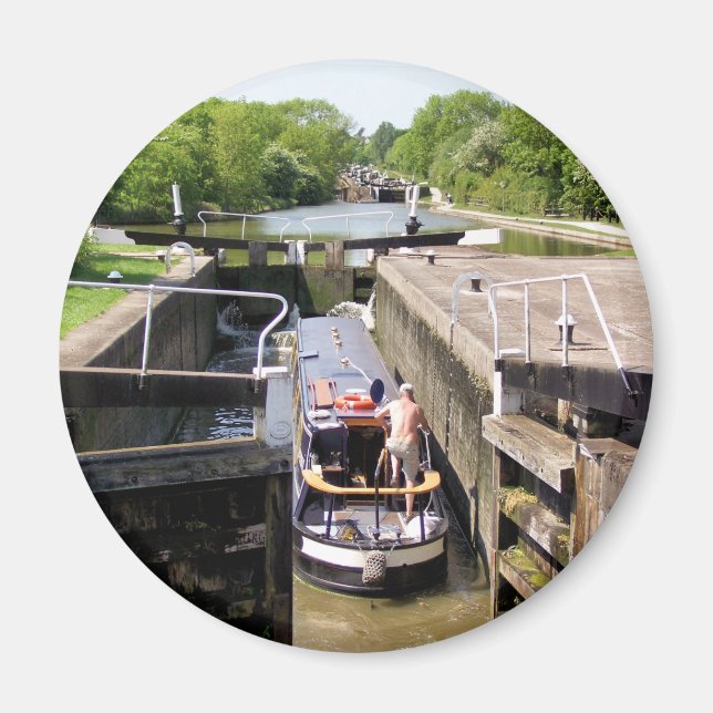CANAL NARROWBOATS MAGNET (Front)