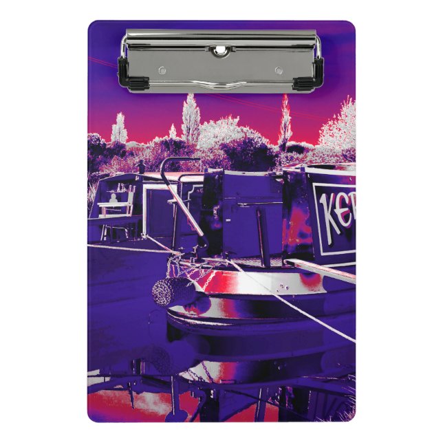 CANAL NARROWBOATS   MINI CLIPBOARD (Front)