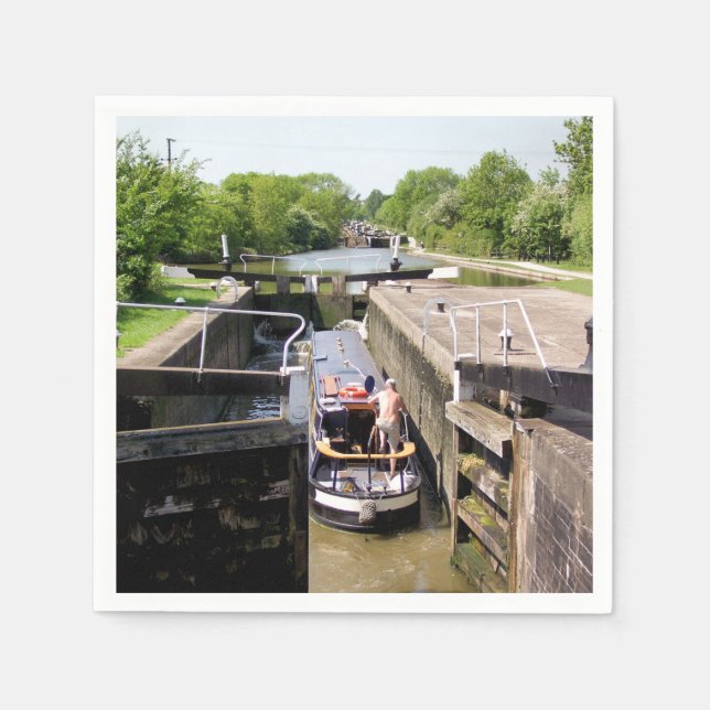 CANAL NARROWBOATS NAPKINS (Front)