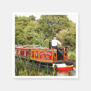 CANAL NARROWBOATS NAPKINS