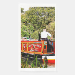 CANAL NARROWBOATS PAPER GUEST TOWELS
