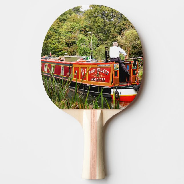 CANAL NARROWBOATS PING PONG PADDLE (Front)
