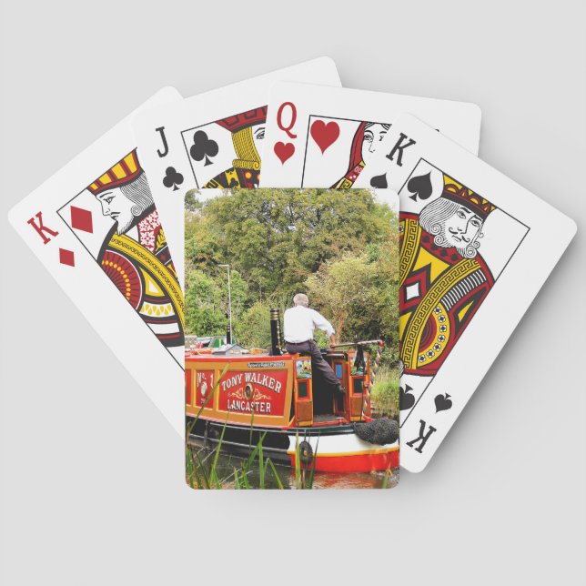 CANAL NARROWBOATS POKER CARDS (Back)
