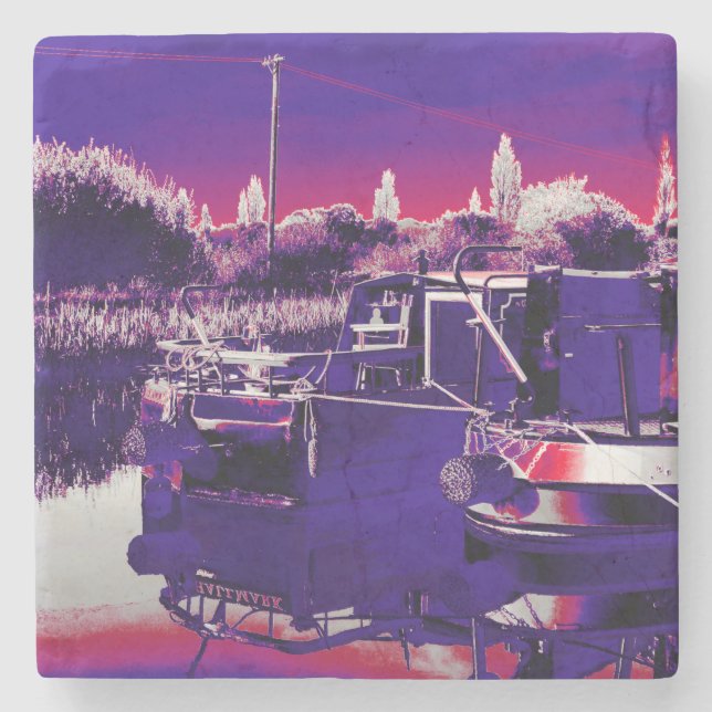 CANAL NARROWBOATS   STONE COASTER (Front)