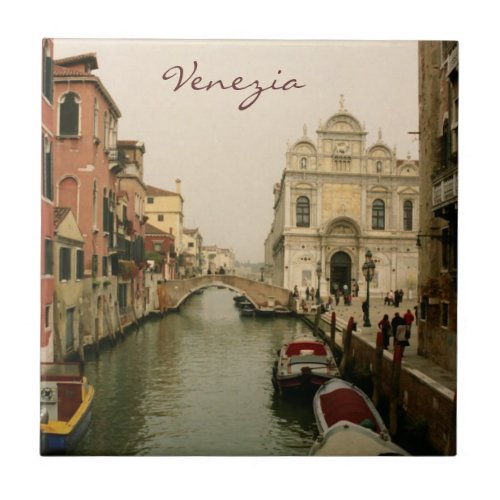 Canal of Venice Trivet Tile