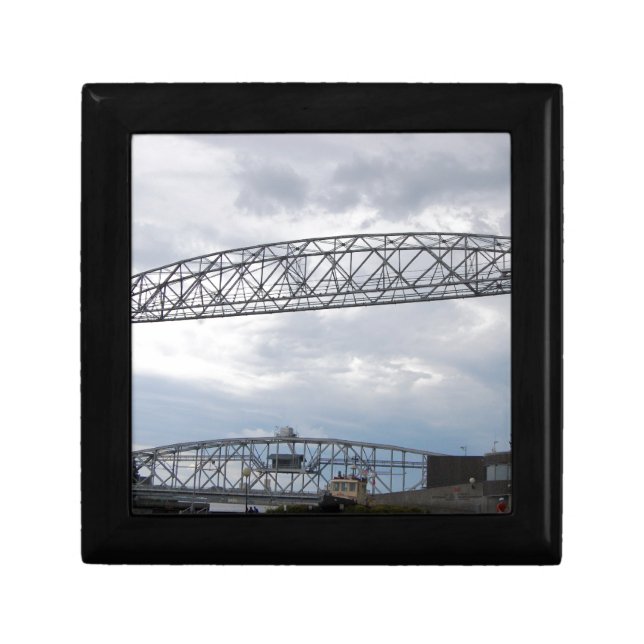 Canal Park Aerial Lift Bridge Keepsake Box (Front)