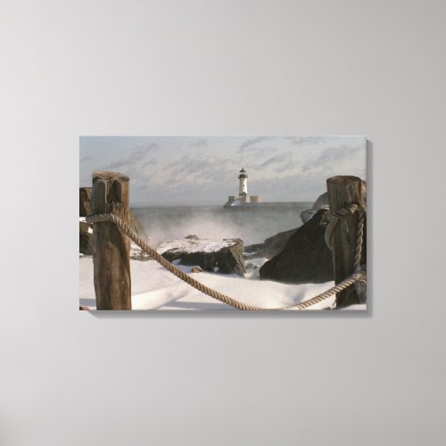 Canal Park Lighthouse Canvas Print