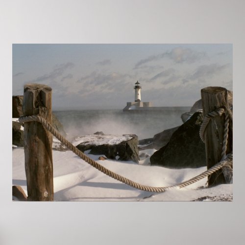 Canal Park Lighthouse printposter Poster