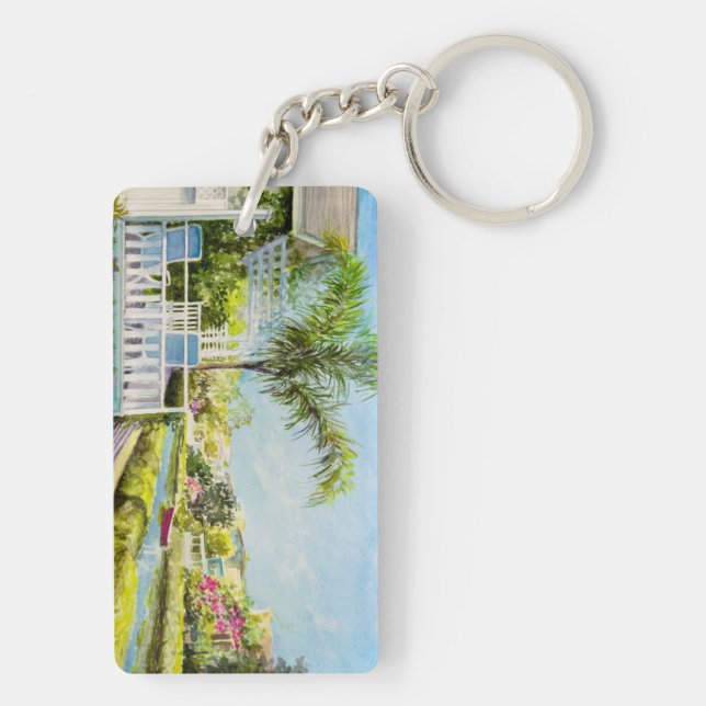 Canal Patio Keychain (Back)