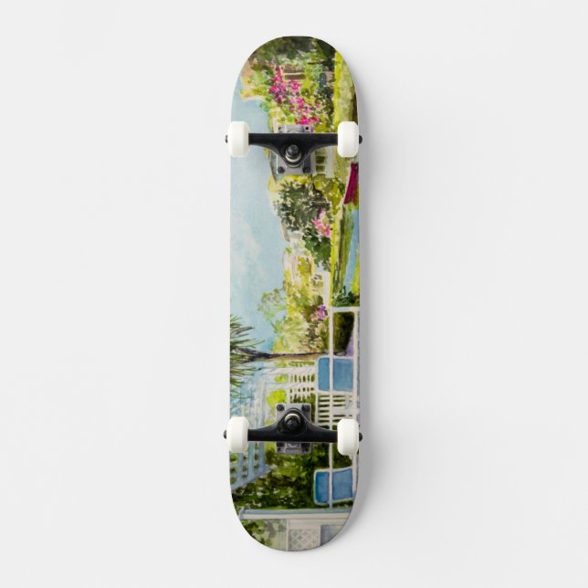 Canal Patio Skateboard Deck (Front)