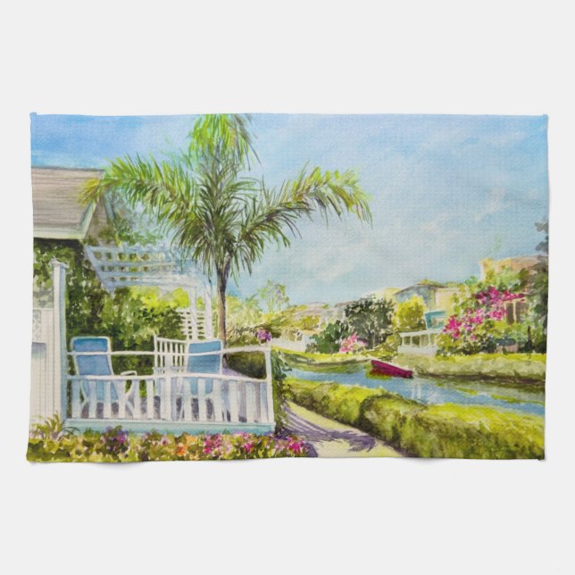 Canal Patio Towel (Horizontal)
