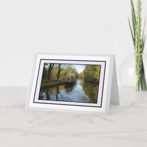 Canal Reflections Greetings Cards