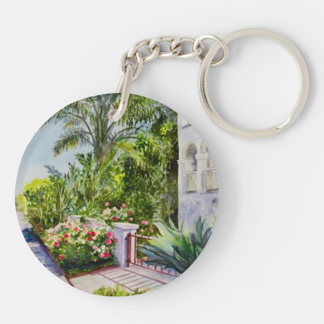 Canal Rose Garden Keychain (Back)