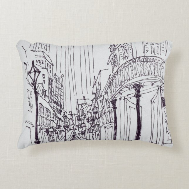 Canal Street | New Orleans, Louisiana Accent Pillow (Front)