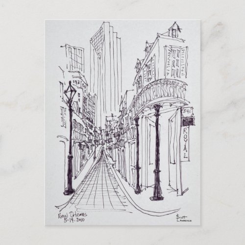 Canal Street  New Orleans Louisiana Postcard