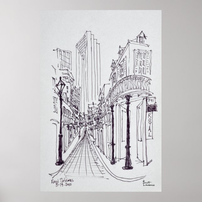 Canal Street | New Orleans, Louisiana Poster (Front)
