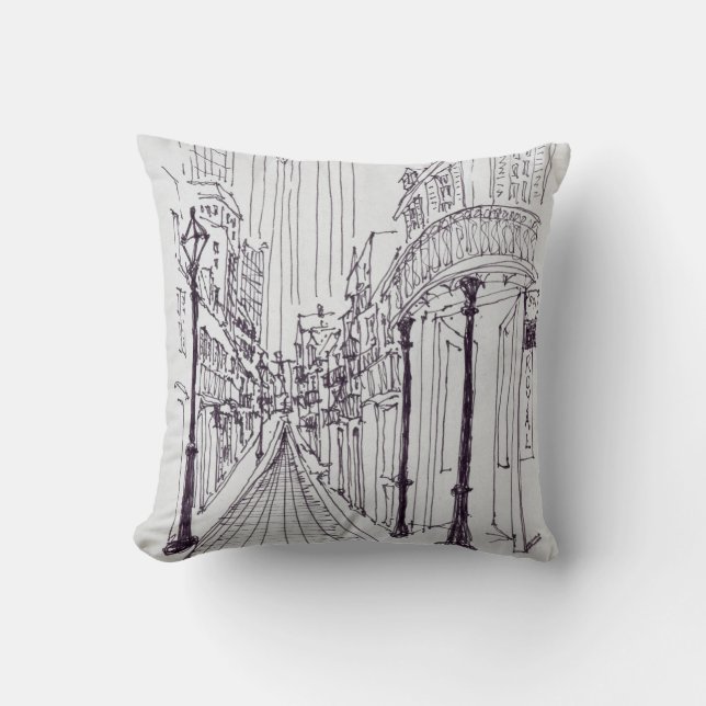 Canal Street | New Orleans, Louisiana Throw Pillow (Front)