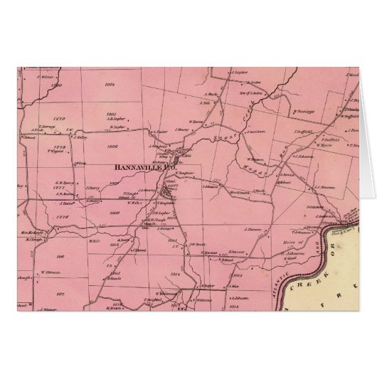 Canal Township Cards (Front Horizontal)