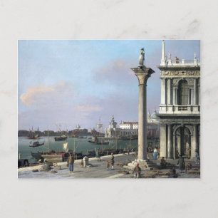 Canaletto Bacino di S. Marco From the Piazzetta Postcard