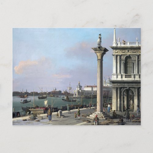 Canaletto Bacino di S Marco From the Piazzetta Postcard