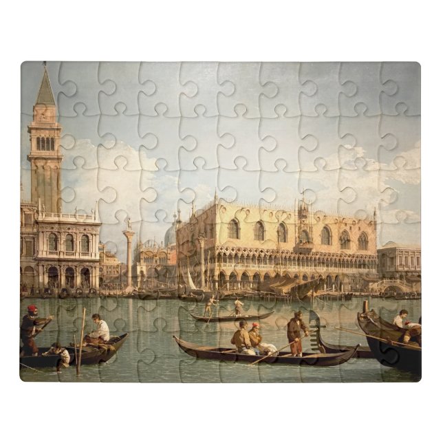Canaletto masterpiece - View of San Marco Venice Jigsaw Puzzle (Puzzle Horizontal)