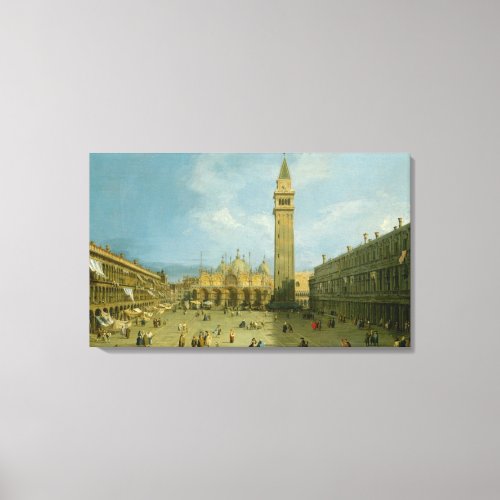 Canaletto  Piazza San Marco Canvas Print