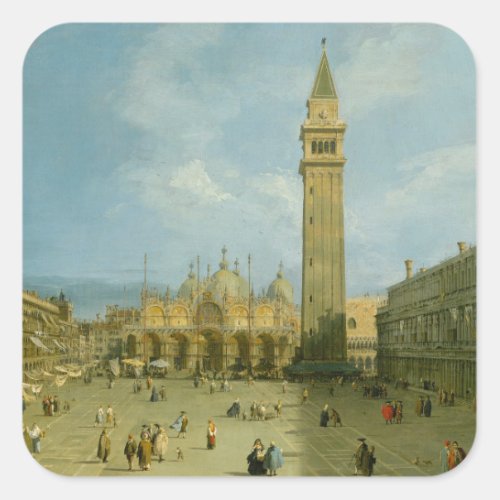 Canaletto  Piazza San Marco Square Sticker