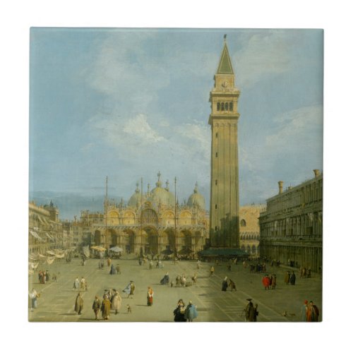 Canaletto  Piazza San Marco Tile