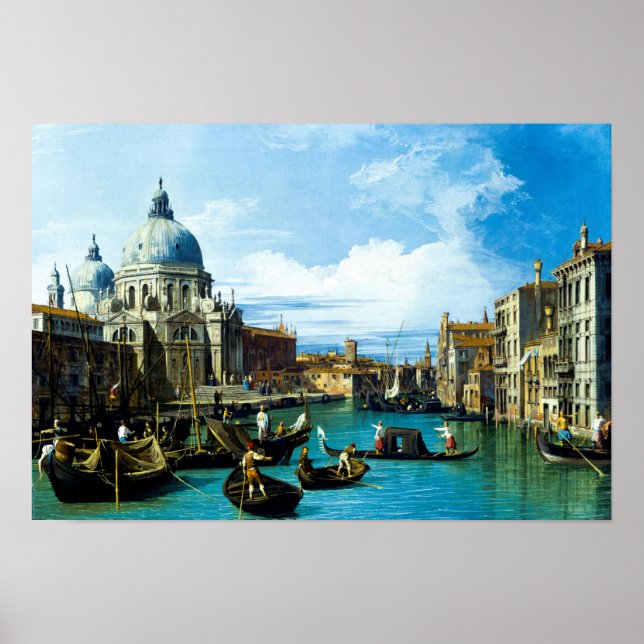 Canaletto: The Entrance to the Grand Canal, Venice Poster (Front)