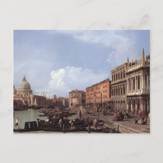 Canaletto- The Molo Looking West Postcard (Front)