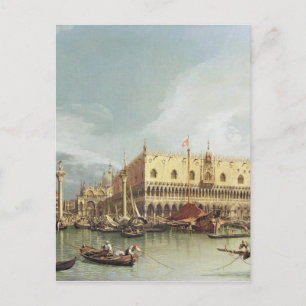 Canaletto - The Molo, Venice Postcard