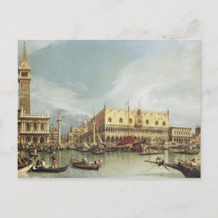Canaletto - The Molo, Venice Postcard