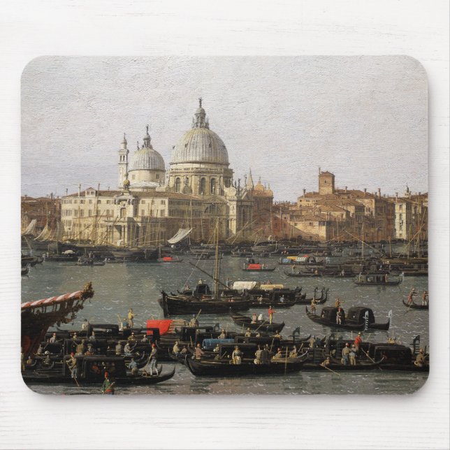 Canaletto Venice, the San Marco Basin Mouse Pad (Front)