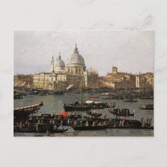 Canaletto Venice, the San Marco Basin Postcard (Front)