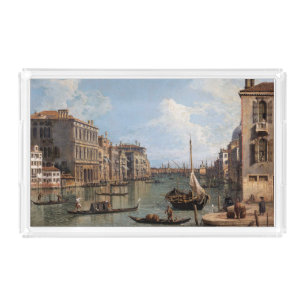 Canaletto View of the Grand Canal Acrylic Tray
