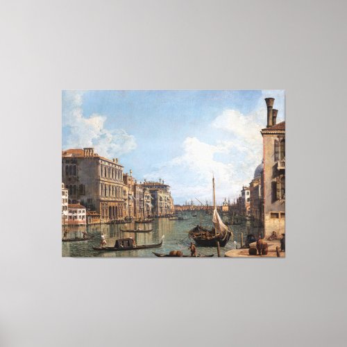 Canaletto View of the Grand Canal    Canvas Print
