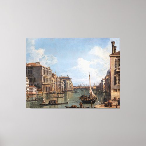 Canaletto View of the Grand Canal    Canvas Print