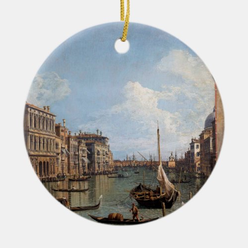 Canaletto View of the Grand Canal     Ceramic Ornament