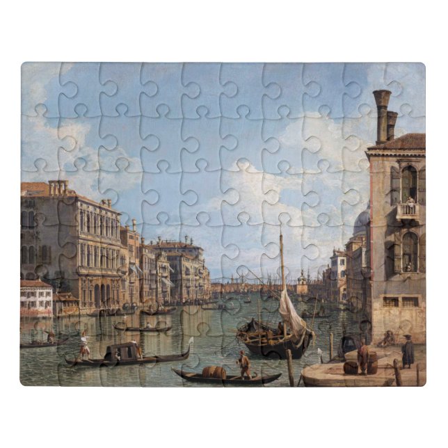 Canaletto View of the Grand Canal    Jigsaw Puzzle (Puzzle Horizontal)