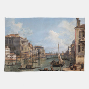 Canaletto View of the Grand Canal Kitchen Towel